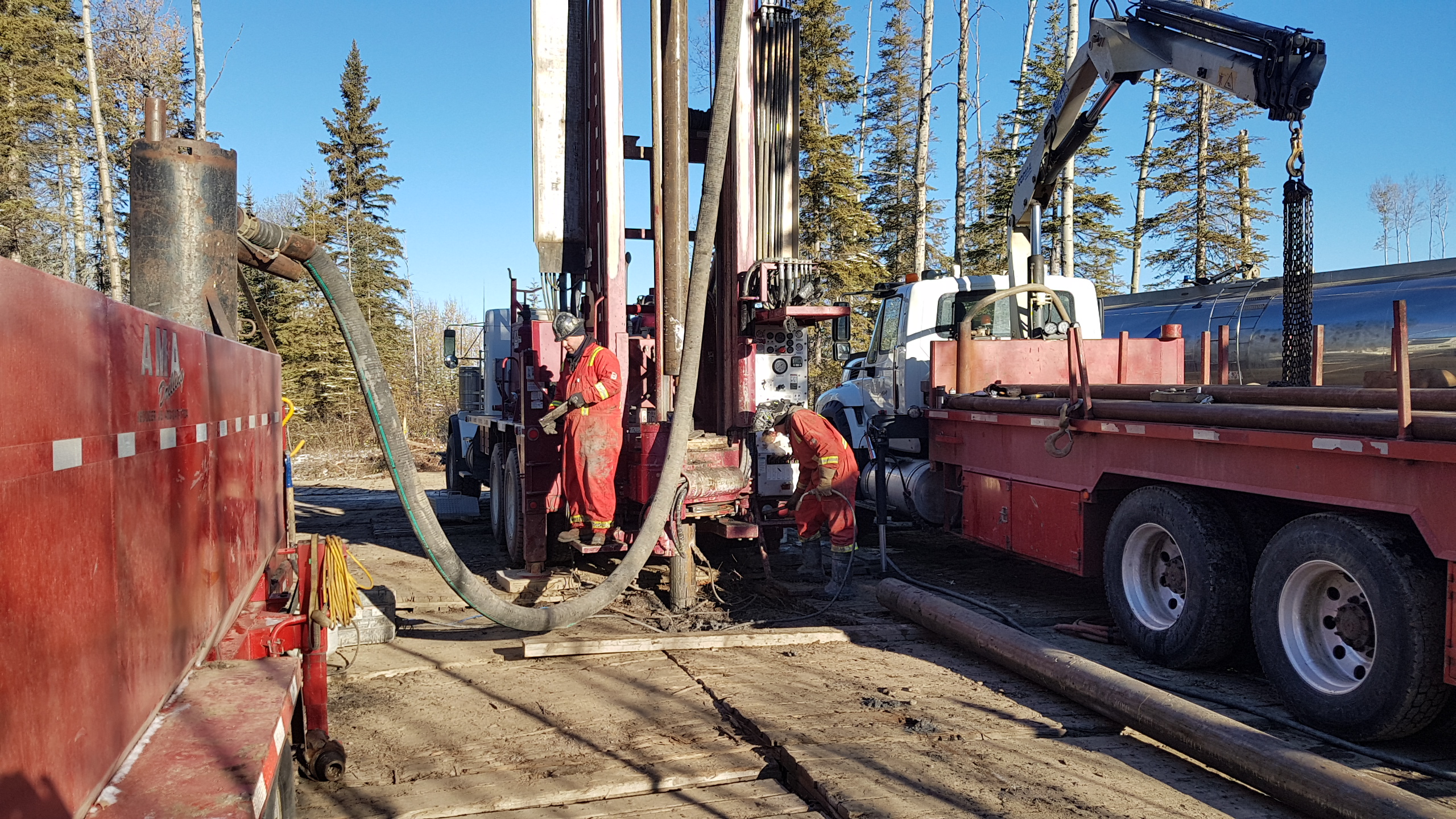 Drilling with hoses
